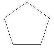 Identify the polygon and classify it as regular or irregular.A. hexagon; regular B. pentagon; irregu