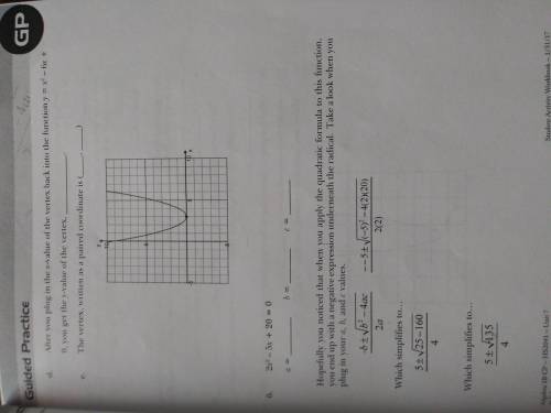 Quadratic equations worth 25points please help this is the 1st time that I ask this question and ple