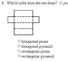 Which solid does this net form