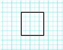 Consider the square shown with a side length of 5 units. Consider a scale drawing of the square wit