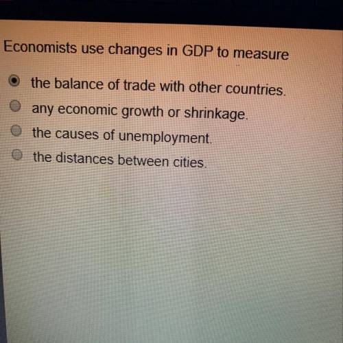 Economists use changes in GDP to measure?