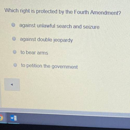 Which night is protected by the Fourth Amendment? I WILL DEFINITELY GIVE YOU THE 13 POINTS!!!