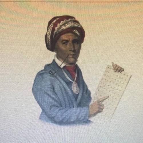 Sequoyah (pictured here) had the BIGGEST influence on which of these? Native American literacy Nativ