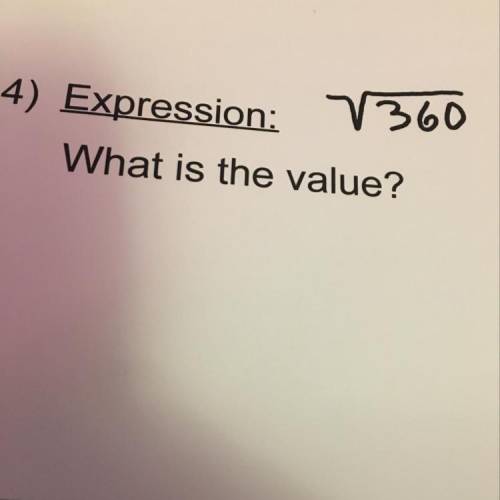 4) Expression: 360 What is the value?
