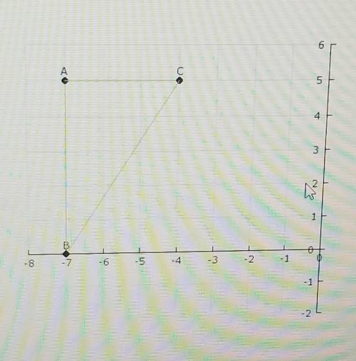 Find the distance between points B and C on the graphA. 5B. 17C⬇️D.⬇️