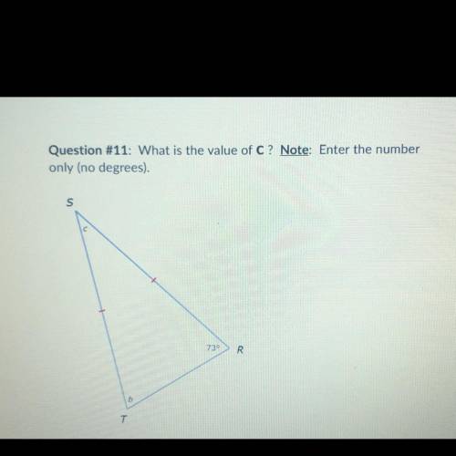 Question #11: What is the value of C ?