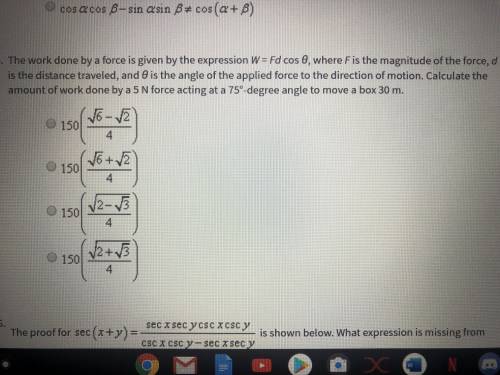 I’ve got a couple trigonometry questions that I really need help on. I don’t understand them at all.