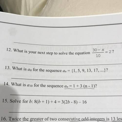 What is the answer to question 12?