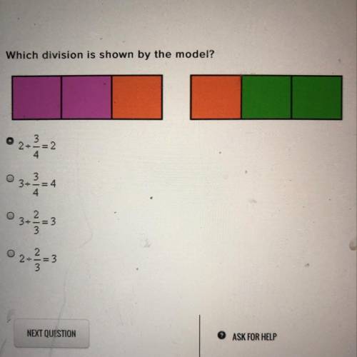 Which division is shown by th model?
