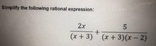 Simplify the following rational expression