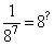Which exponent makes the following statement true?