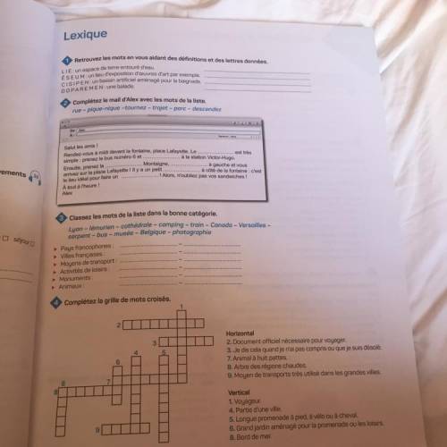 Help with French assignment please