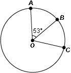 Question 1, A central angle is an angle whose vertex is at the center of a circle. Find the mAngle A