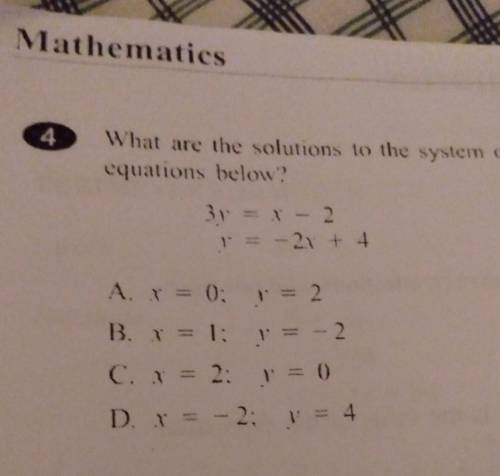 System of equations please help my teacher sent home a review packet from last year u don't remember