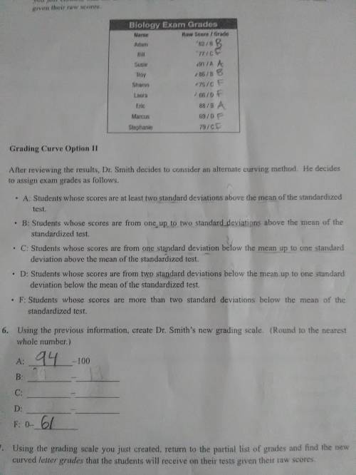 I need help with question number 6. I can't figure it out and it's the only thing I need to answer t