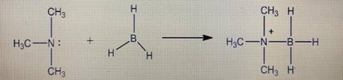 Identify the Lewis acid in this balanced equation:  (Picture for diagram) A. N(CH3)3 B. BH3 C. (CH3)
