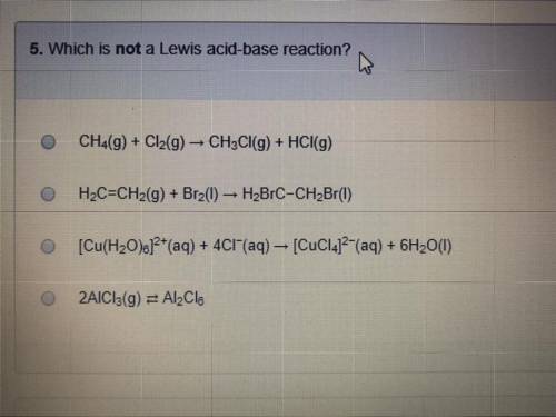 Which is not a Lewis acid-base reaction?