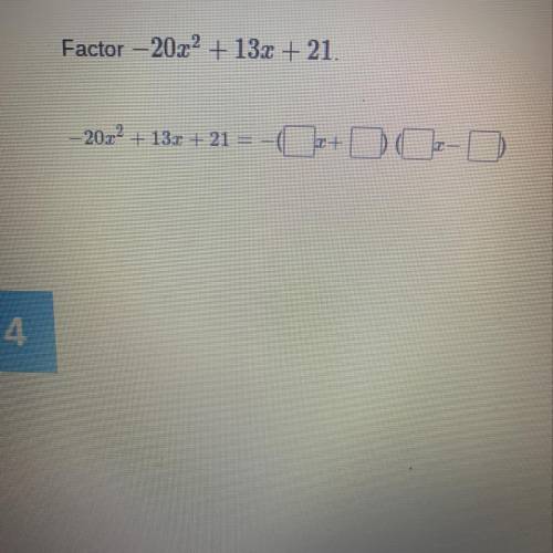 Factor this equation and follow the rules of the answer! Please need this fast