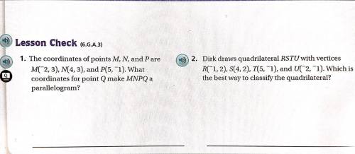 Please solve both of them! If you can only solve 1 it's okay! :) Please give answer(s) to question(s