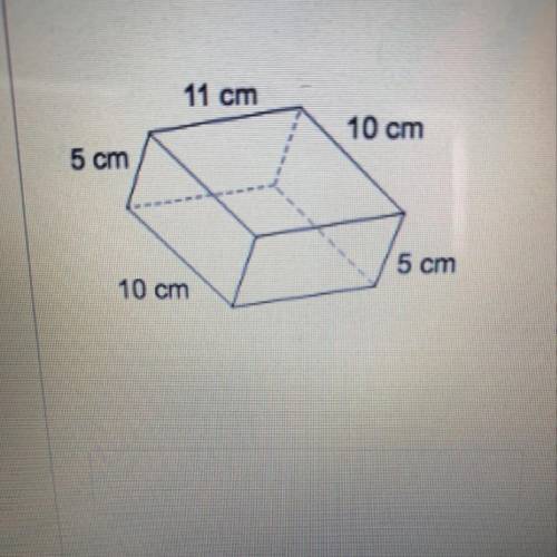 What’s the lateral surface area of the shape?