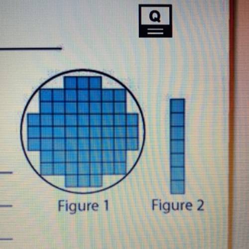 Figure 1 shows a view from above of inch cubes on the bottom of a cylinder. Figure 2 shows the highe
