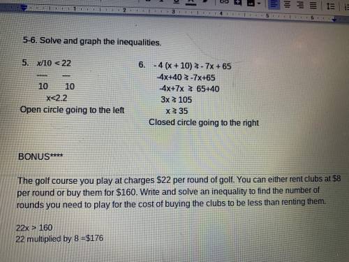 Are these answers right? I want to make sure before I turn it in. If someone could check and make su