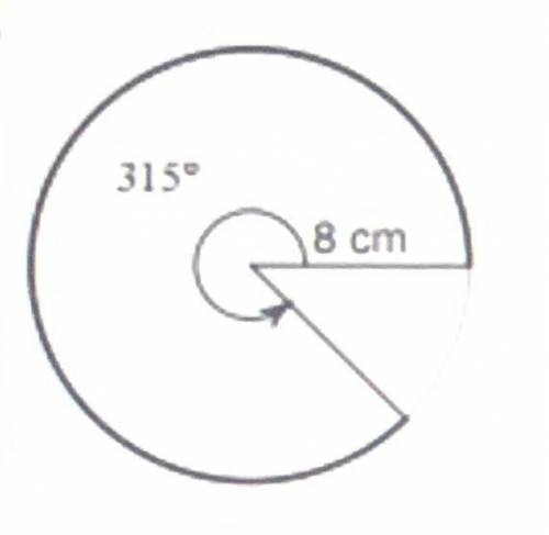 Calculate the length of the bold arc