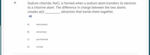 Sodium chloride, NaCl, is formed when a sodium atom transfers its electron to a chlorine atom. The d