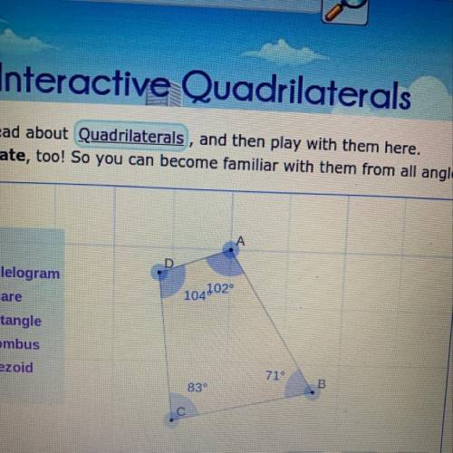 What kind of quadrilaterals is this?