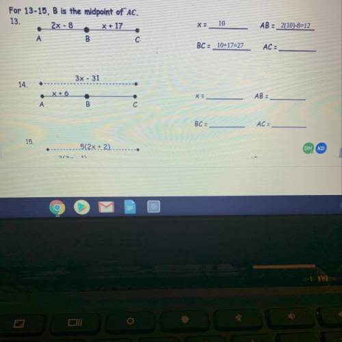 I need help with 14 please