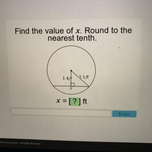Please help me find the value of x!!