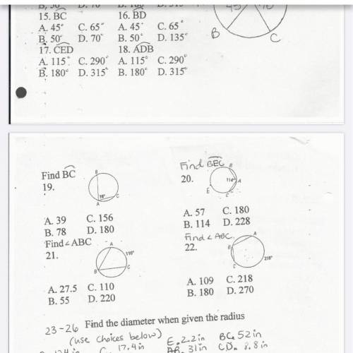Can anyone help with 19-22 with work shown I’m really confused