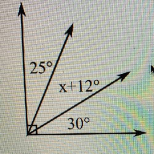 Determine what is the middle angle using this figure above
