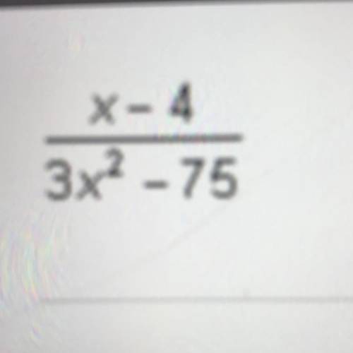 For what values of x is the rational expression below undefined?