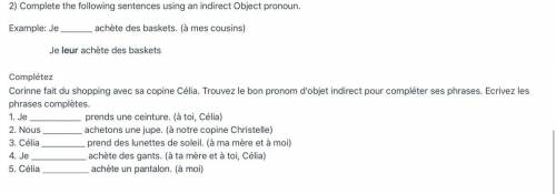 HELP ME WITH THIS PLEASE FOR 61 POINTS I DONT UNDERSTAND INDIRECT OBJECT PRONOUNS PLS HELP ME UNDERS