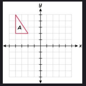 Which series of transformations would transform triangle A into similar triangle A' in Quadrant IV?A