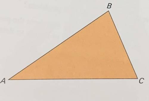 The measures of the angles in triangle ABC are in the ratio of 3 : 7 : 8. Determine the measure of e