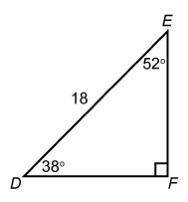 What is the perimeter of △DEF to the nearest tenth?