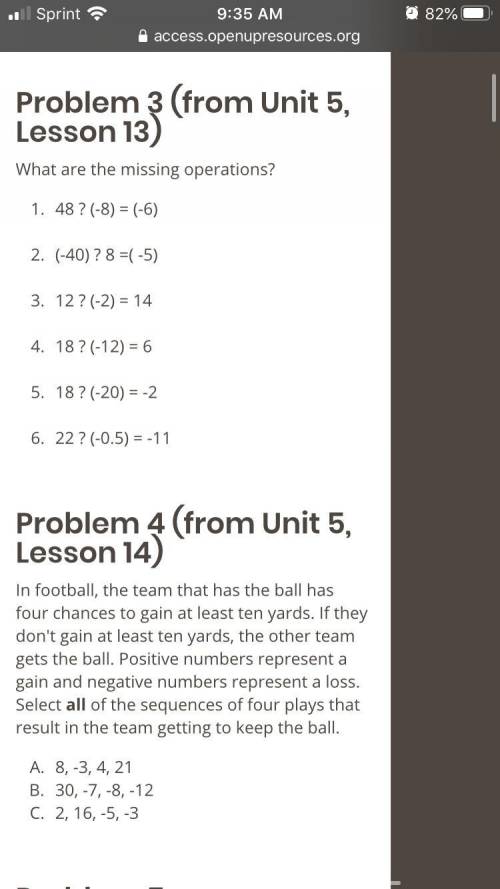 Answer the following questions Unit 6 lesson 1 practice problems 7 grade math