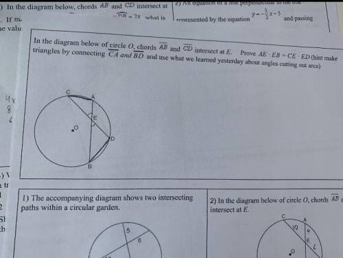 Please help (circle proofs)
