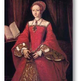 Who is pictured in the image above? a. Queen Elizabeth b. Princess Elizabeth c. Jane Seymour d. Cath