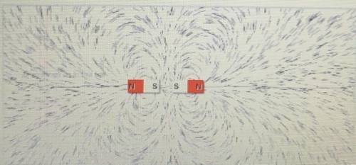Compare the magnetic field lines below. how can you use the field lines to tell if magnets will be a