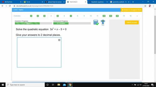 Please help me solve this, i don't understand how to solve quadratic equations