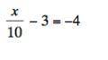 How do I solve for X and whats the answer?