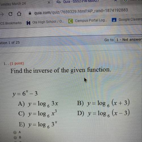 What is the inverse of this function?