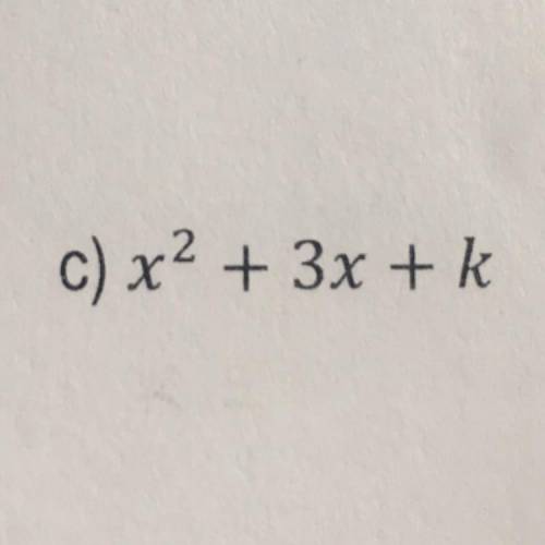 Determine the value of K that would make this expression a perfect square