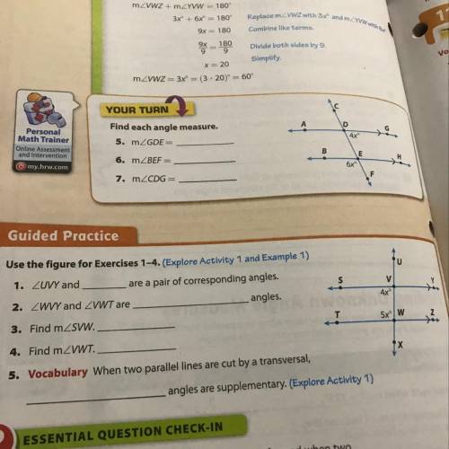 Please help on questions 1-5 on the bottom