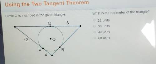 What is the perimeter of the triangle?please include explanation as well