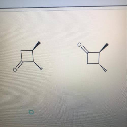 Determine the relationship between the two compounds
