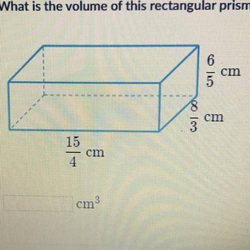What is the volume of this rectangular prism ?